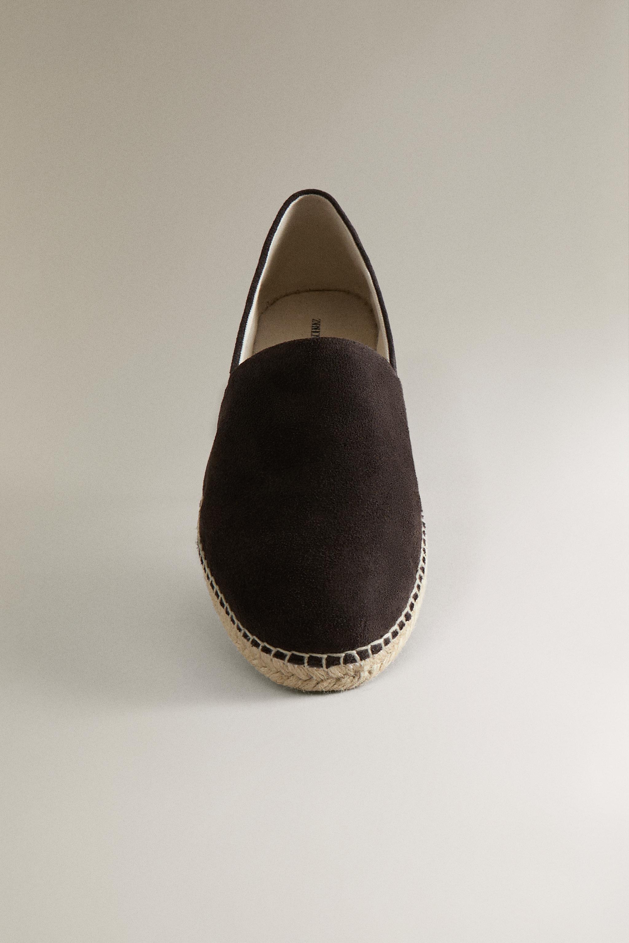 LEATHER ESPADRILLES